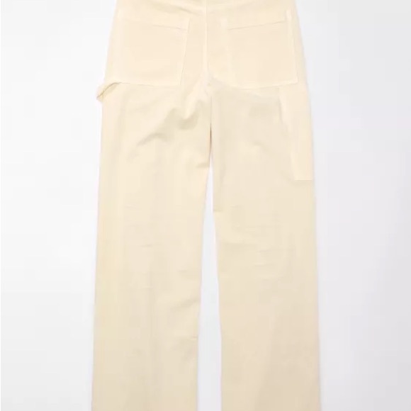Women's Cream Wide-Leg Pants - Picture 3 of 6
